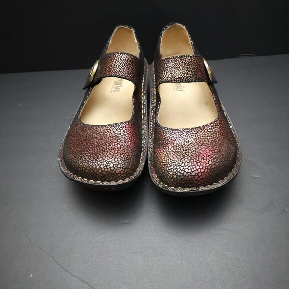 Alegria Ladies Size 35 (approx. 4.5 US) Paloma Mary Jane Slight Wedge Shoes - Picture 3 of 10
